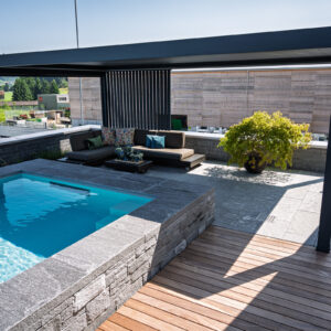 dachgarten pool 17