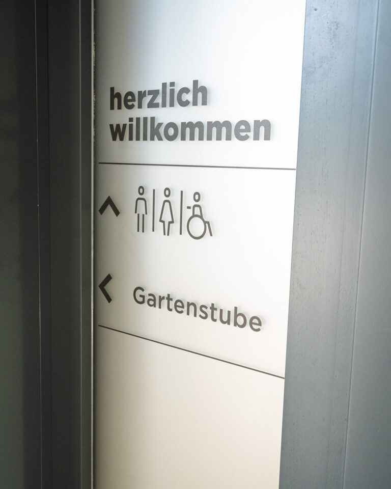 gartenstube signage