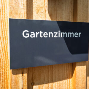 gartenzimmer schild
